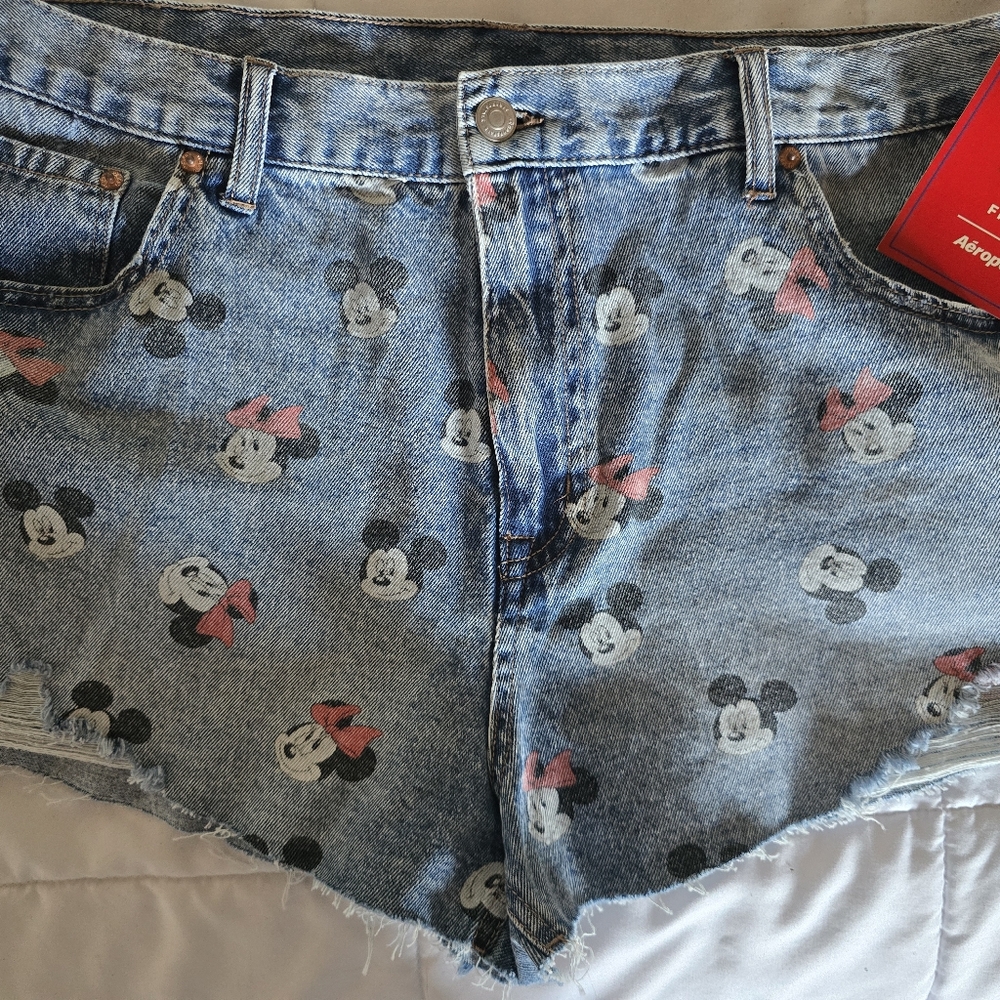 Mickey And Friends Disney Aeropostale Shorts Sz 16 NWT